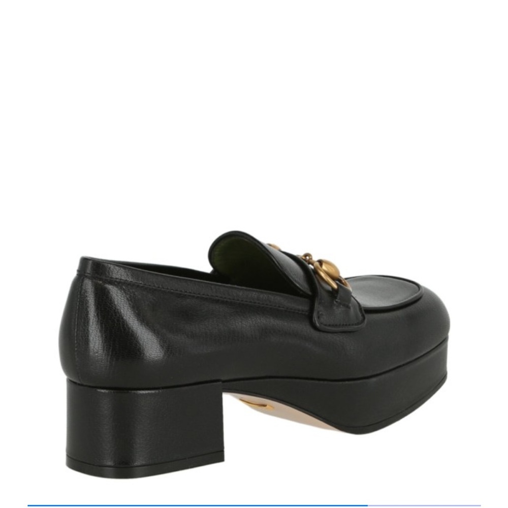 Gucci Horsebit Houdan leather heel loafers - Picture 3 of 14